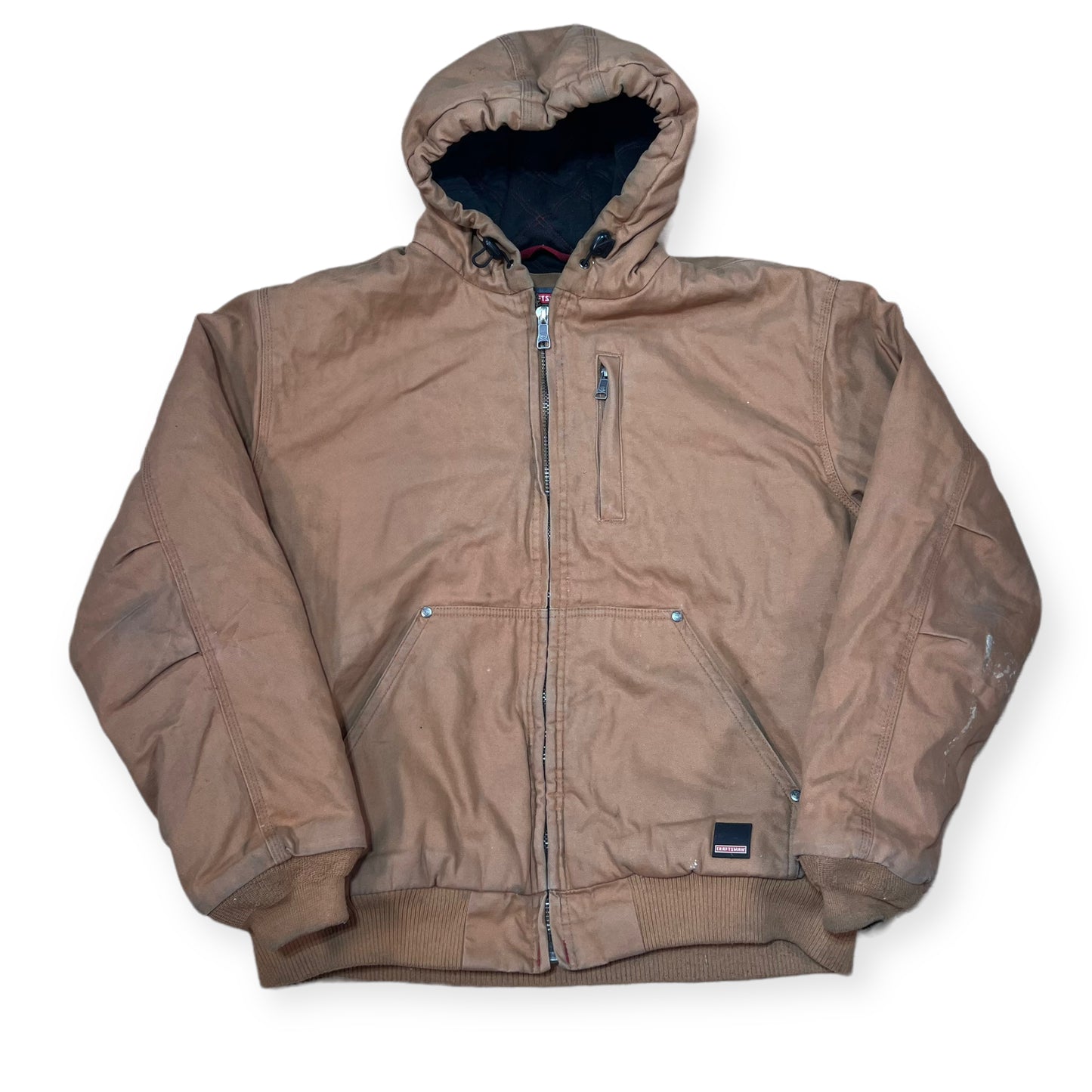 Craftsman workwear hooded jacket (L)