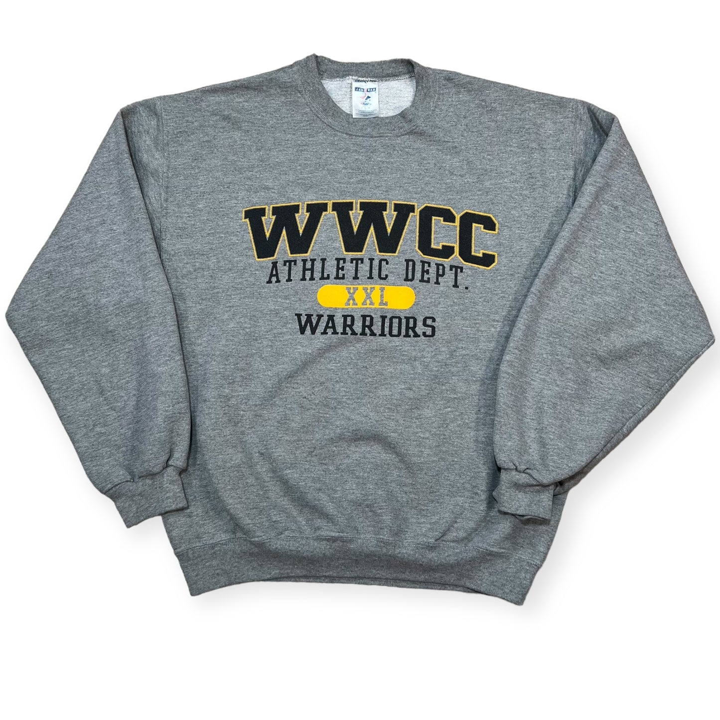 Walla Walla Community College Warriors sports crewneck sweatshirt (M)