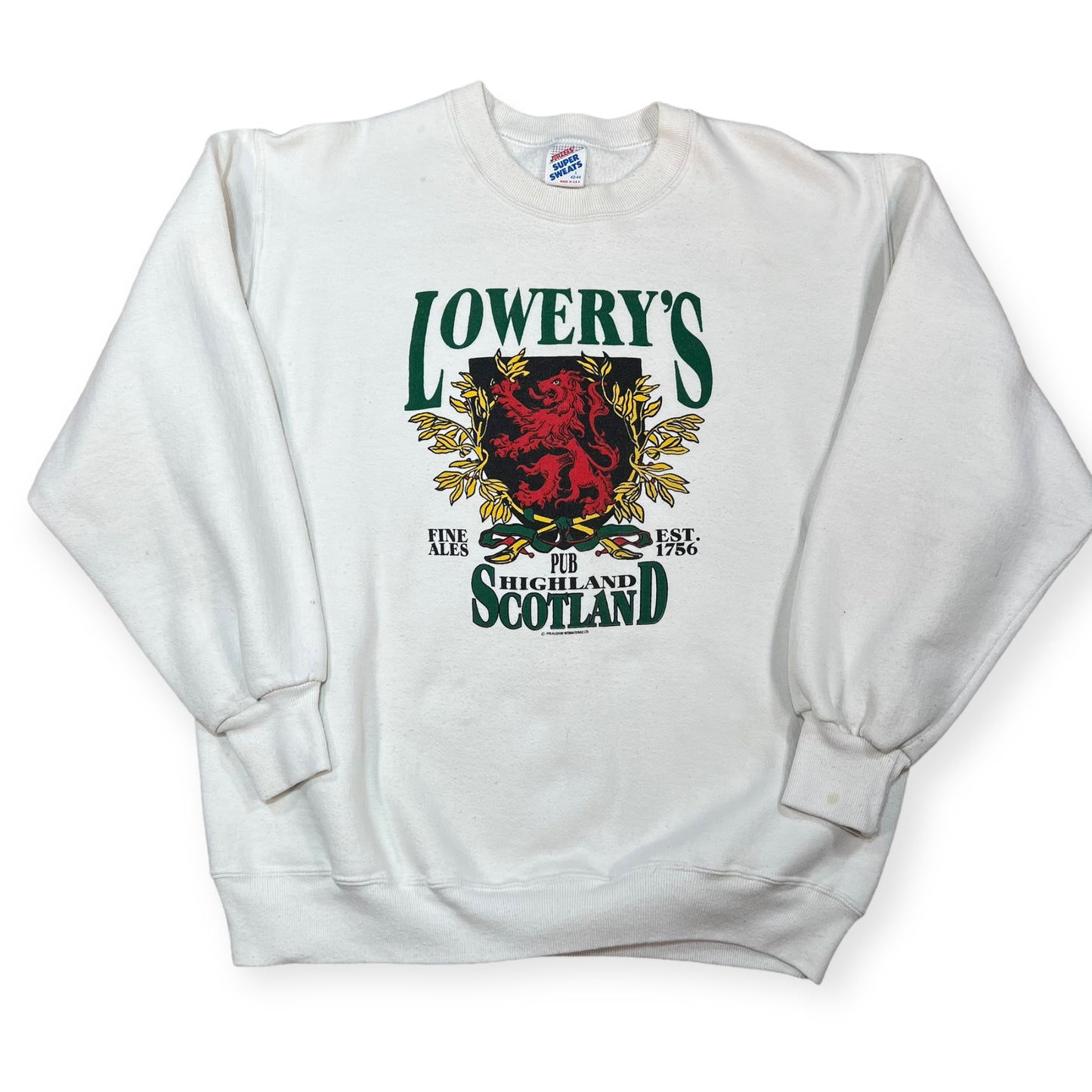 1990 Lowery's Pub Scotland crewneck sweatshirt (L)