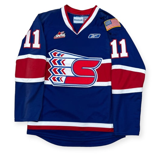 Spokane Chiefs Liam Stewart sports jersey (S)