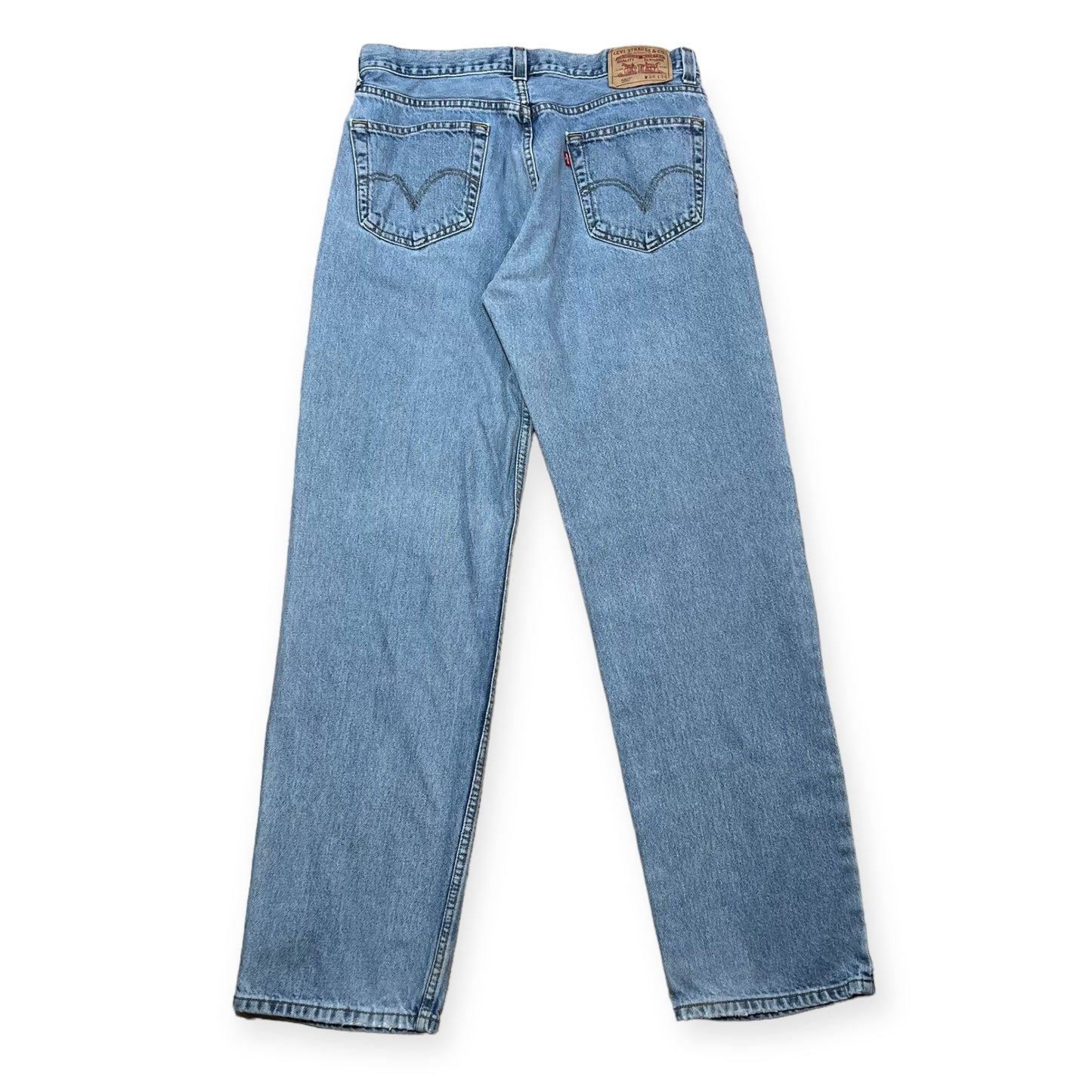 Levi's 560 comfort fit light wash denim pants (32X32)