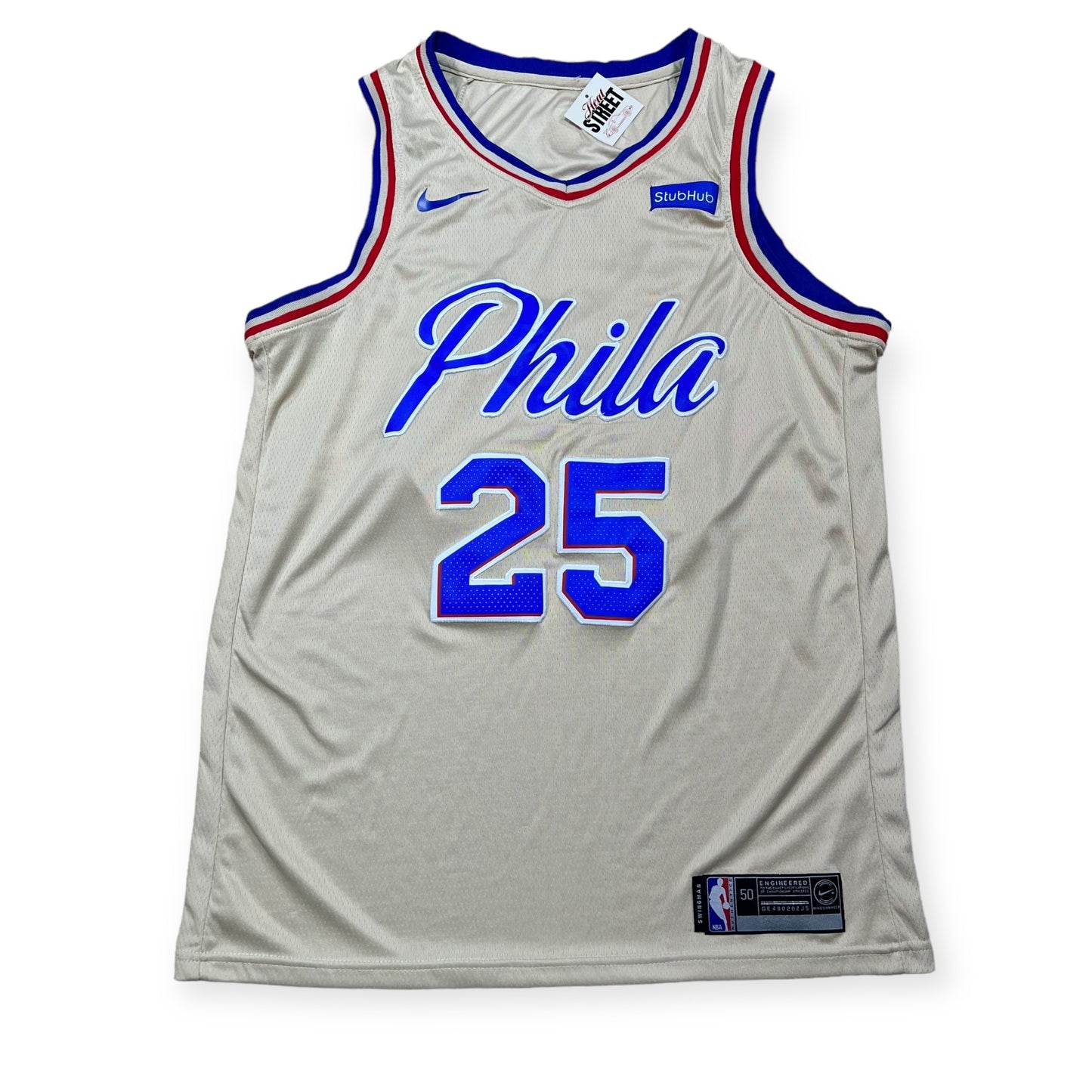 Philadelphia 76ers Ben Simmons sports jersey (L)