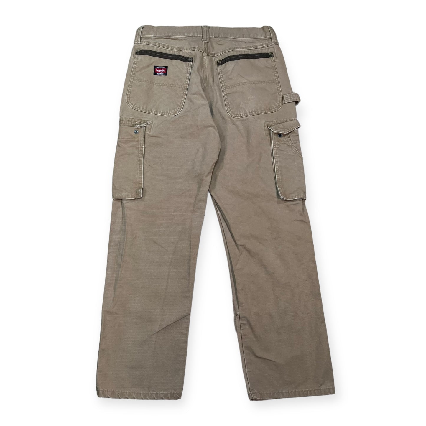 Wrangler double knee tan cargo pants (32X32)