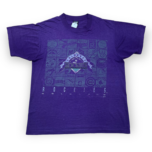 Colorado Rockies single stitch sports tee (XL)