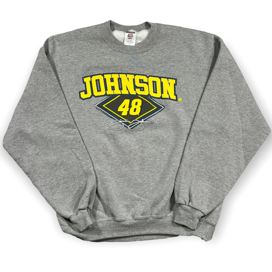 Johnson car racing crewneck sweatshirt (L)