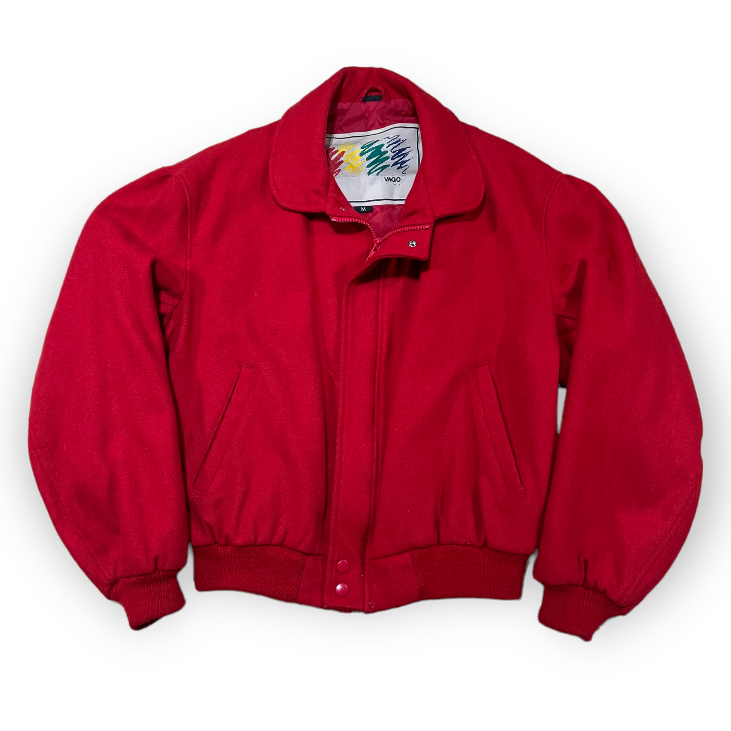 Fleece collared zip up jacket (M)